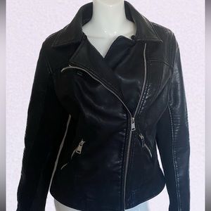 Vegan leather jacket